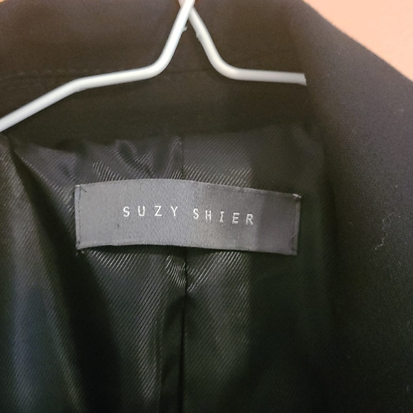 NWOT Suzy Shier Black Trench Coat/ Jacket 🌃🌴 - Picture 4 of 12